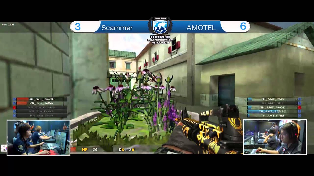 SFWC 2012  Amotel THA v Scammer KOR  Group stage