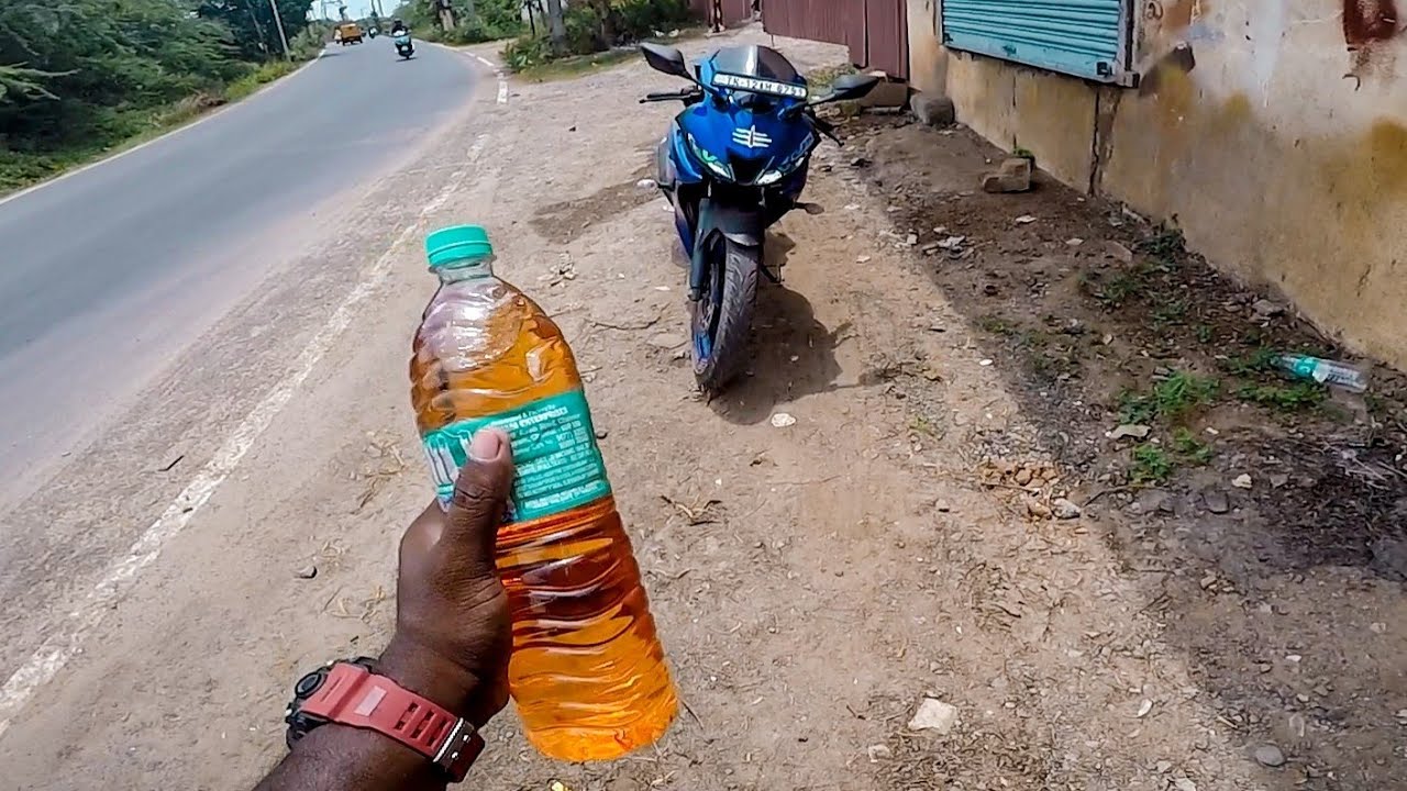 Yamaha R15 bs6 v3 mileage test 💥🔥/ தமிழில்❤️| Vishnu gaja