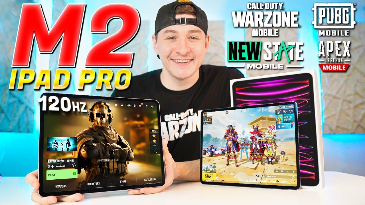 NEW M2 iPad Pro Unboxing and Gameplay 🔥 (PUBG, Warzone, Genshin Impact)