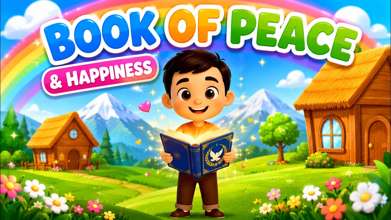 The Book Of Peace And Happiness 📖Animated Story For Kids | Educational Children Video🎵 LOLO&FRENCHY
