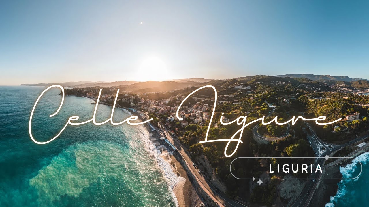 Celle Ligure ITALY | Water coast from a drone | 2023 4K