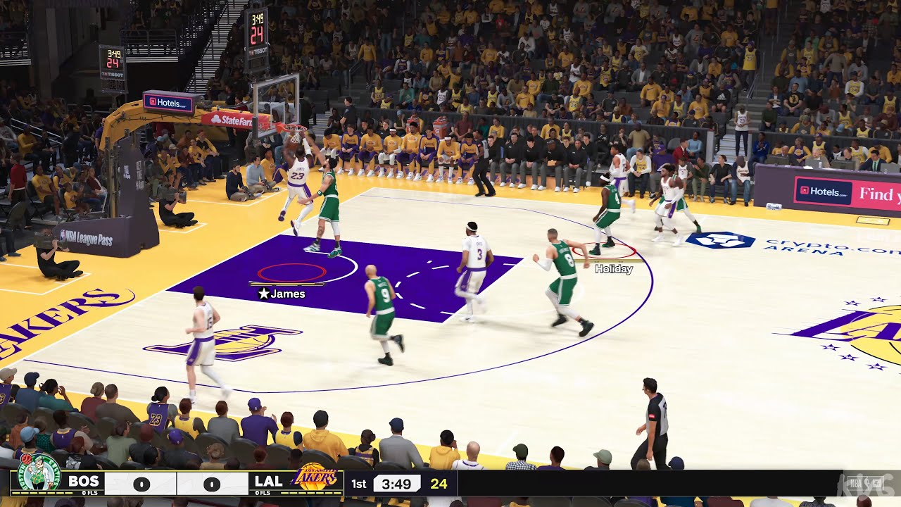 NBA 2K25 - Boston Celtics vs Los Angeles Lakers - Gameplay (PS5 UHD) [4K60FPS]