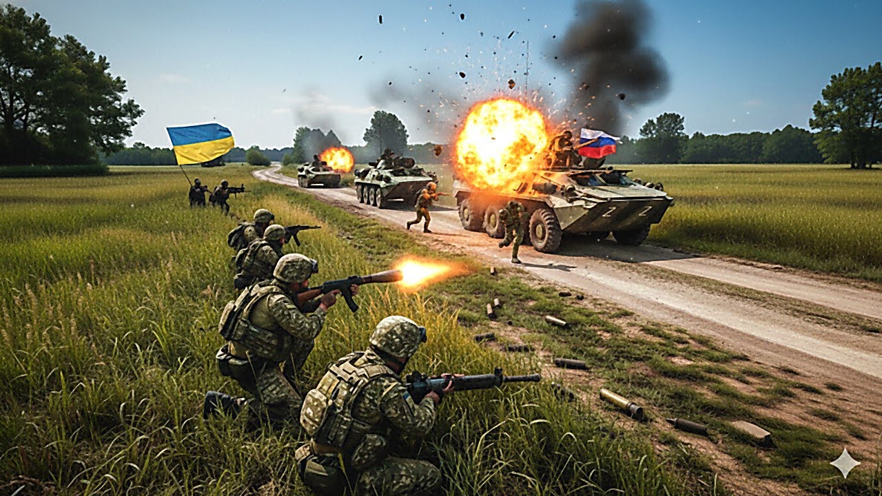 Ukraine Set a Trap for Russia's Elite Marines &mdash; Then Annihilated the Convoy in Seconds