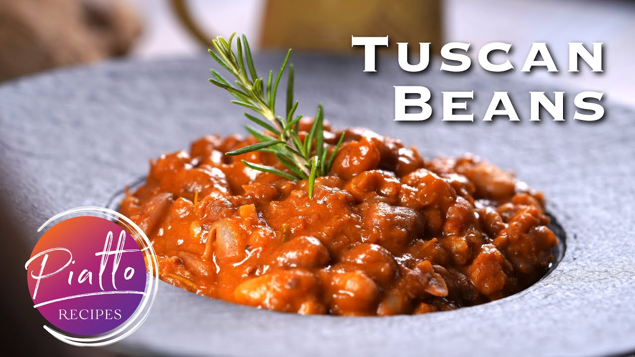 Italian Tuscan BEANS Recipe with the World's Healthiest Lard (Cinta Senese)