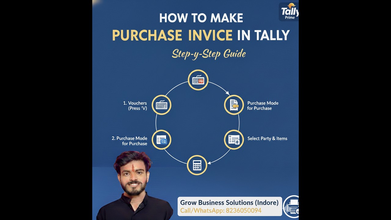 TallyPrime mein Purchase Entry Kaise Karein? | Step-by-Step Guide 2026 | By Siyaram Patel