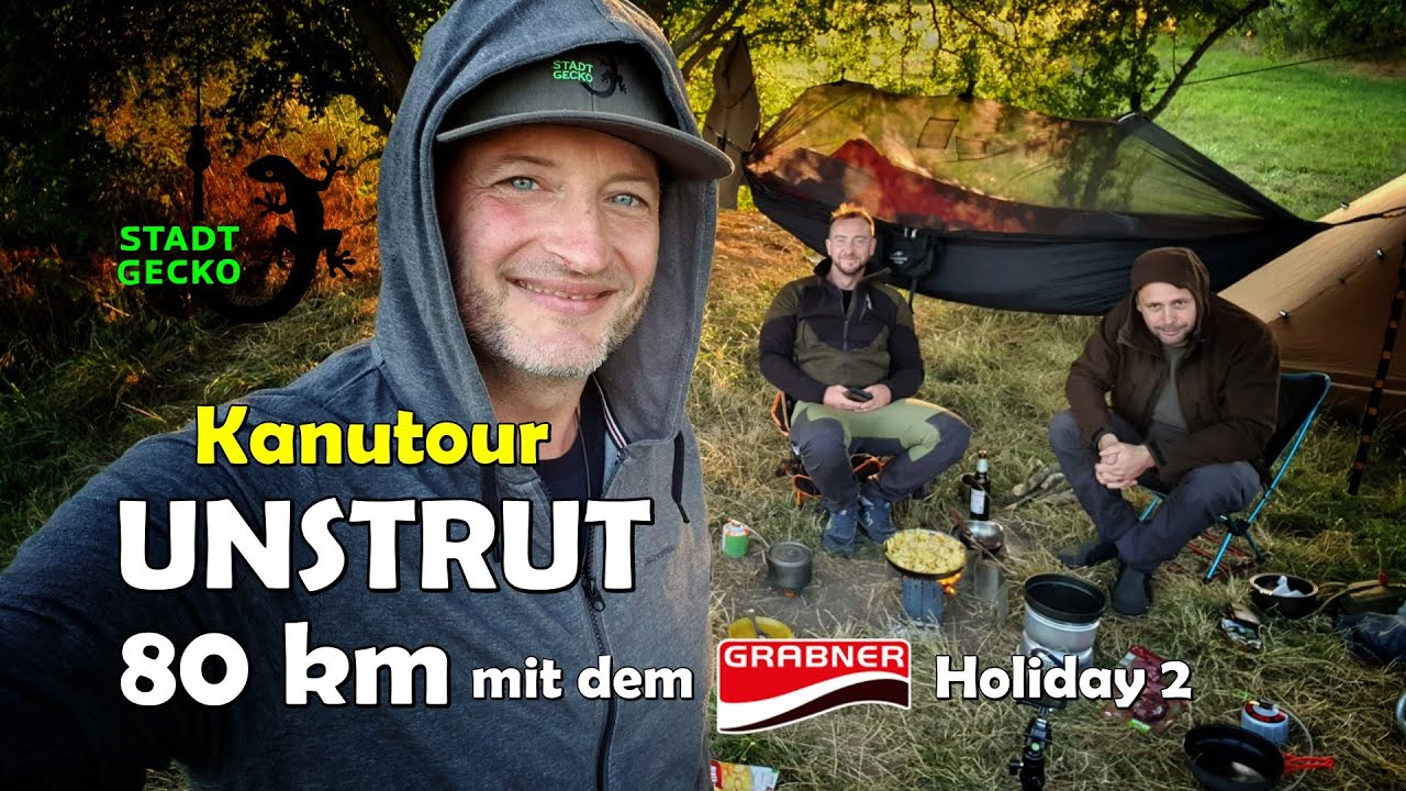 Kanutour UNSTRUT 🛶 80 km Wasserwandern mit dem Grabner Holiday 2 | STADTGECKO.de 🦎