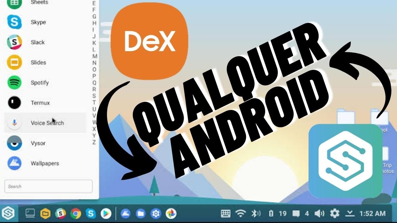 Um modo Samsung DEX 