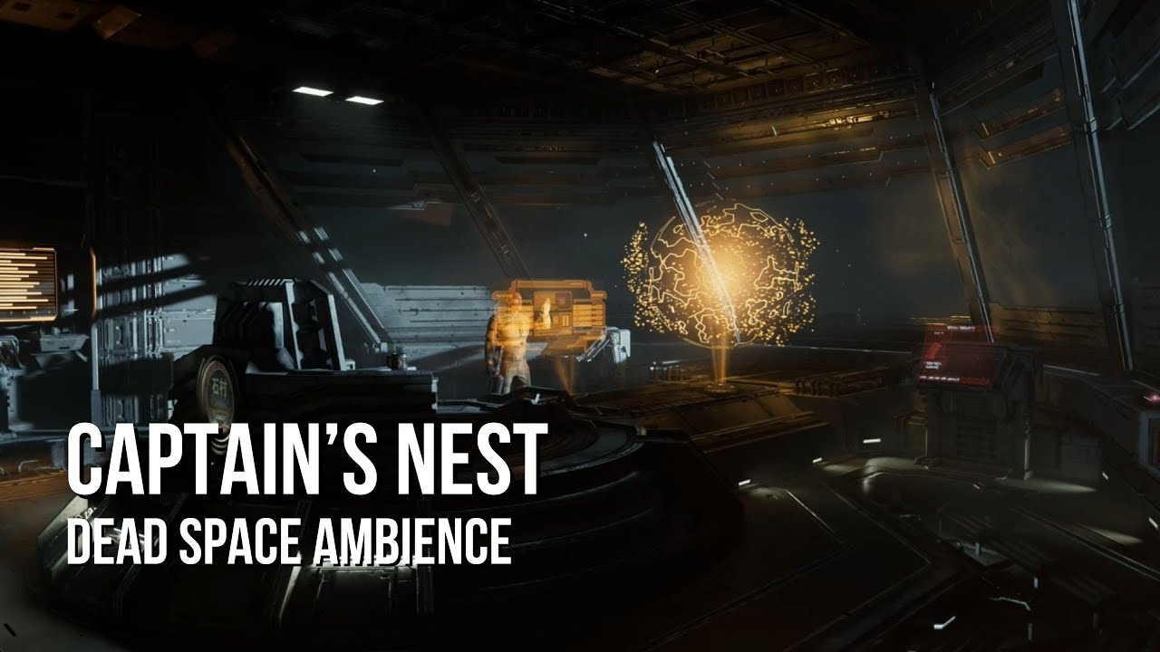Captain's Nest | Dead Space Ambience | Ship White Noise, Sleep Aid, Deep Space