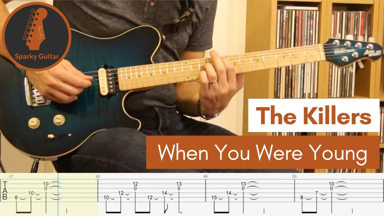 When You Were Young - The Killers (Guitar Cover #12 with Tabs)