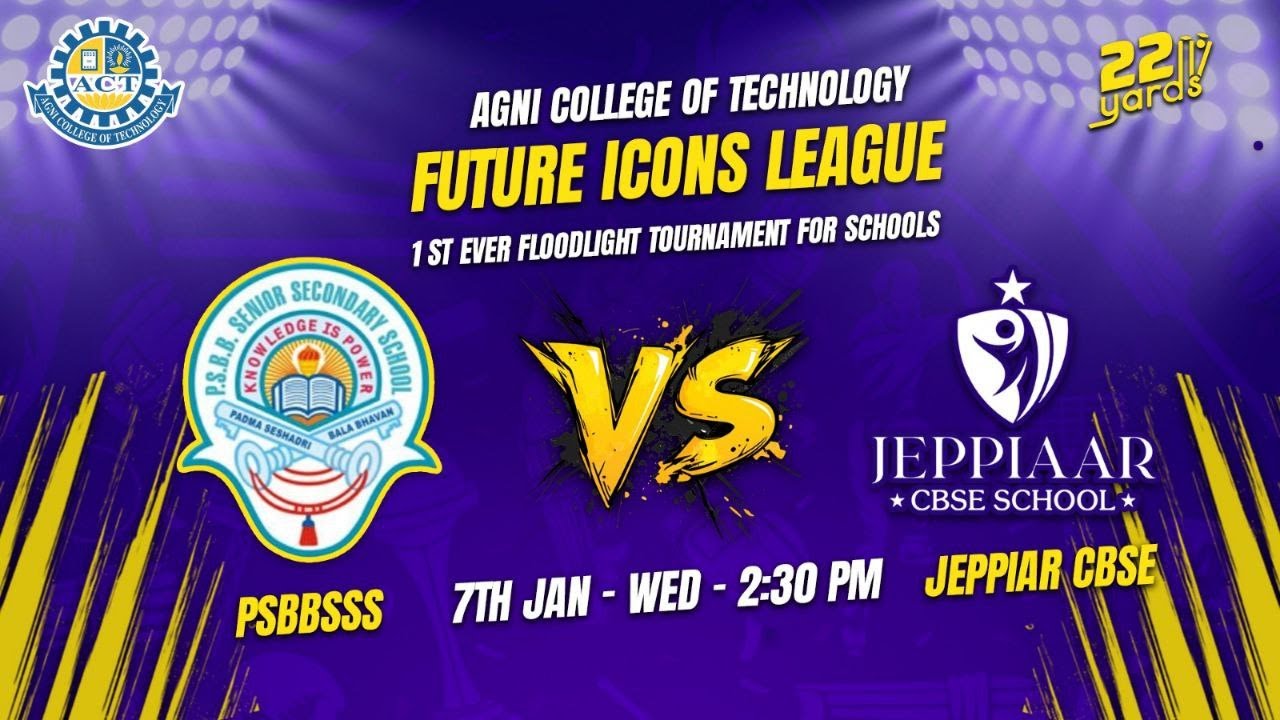 JEPPIAR VS PSBBSS - FUTURE ICONS LEAGUE