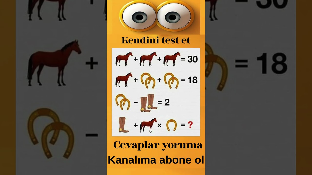 Kendini test et #eğitim #matematik #zekagelişimi #zekaoyunlari