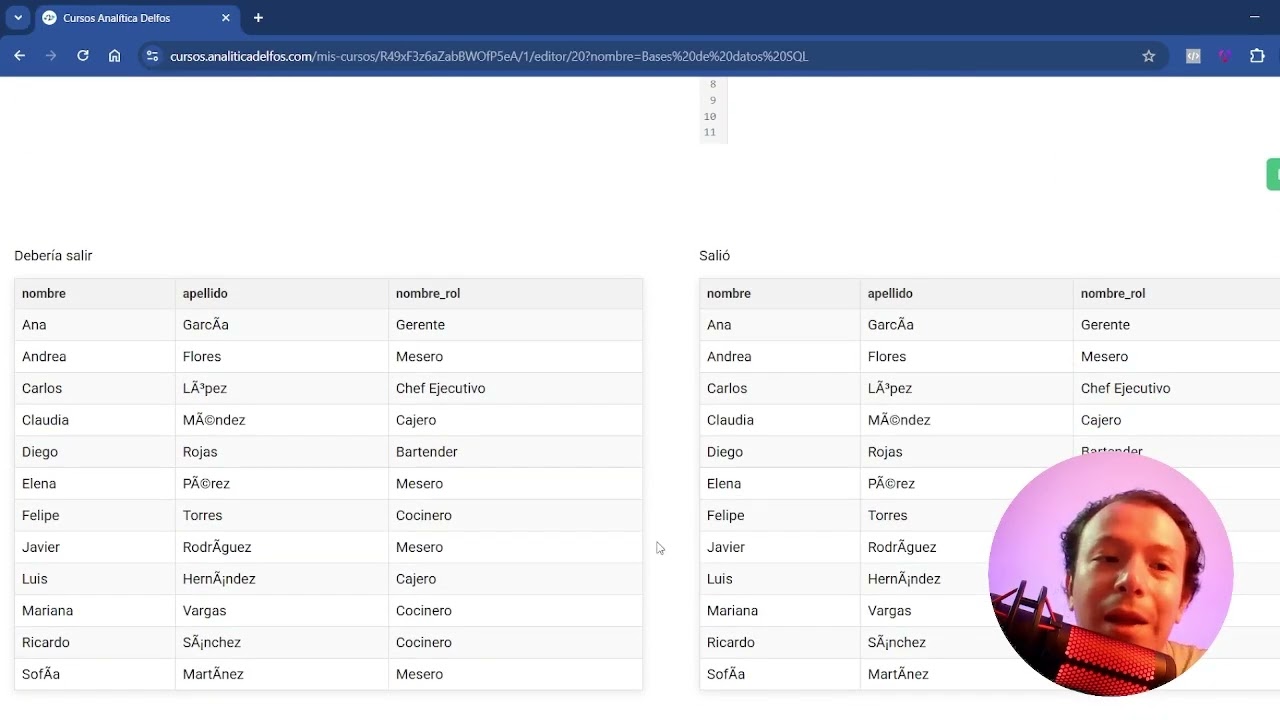 Plataforma de tareas para nuestros cursos de SQL