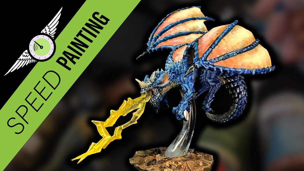 Speed Painting: Young Blue Dragon
