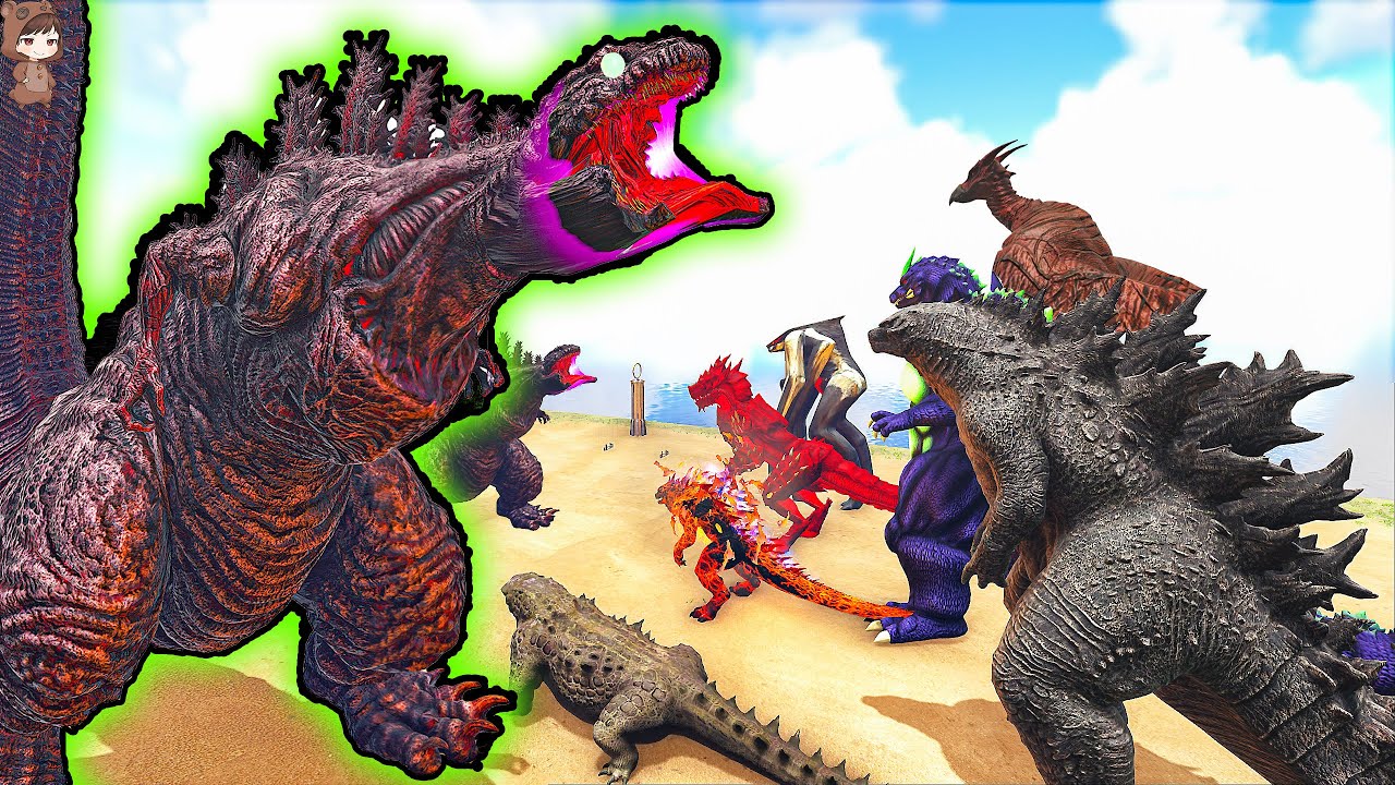 Shin Godzilla VS Mod Dinosaurs | ARK Mod Battle Ep.345