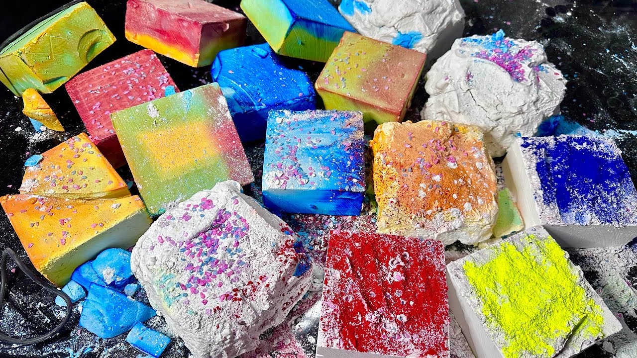 Crunchy freshies | gymchalk ✨ | dyed pasted and craved filled with sand 🪽⭐️😉