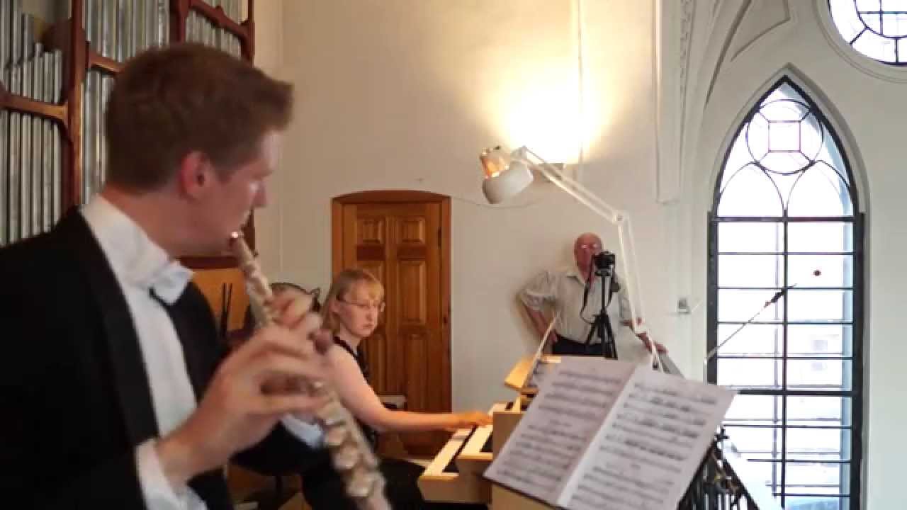 V.Bellini  «Casta Diva» from Norma (live), flute+organ