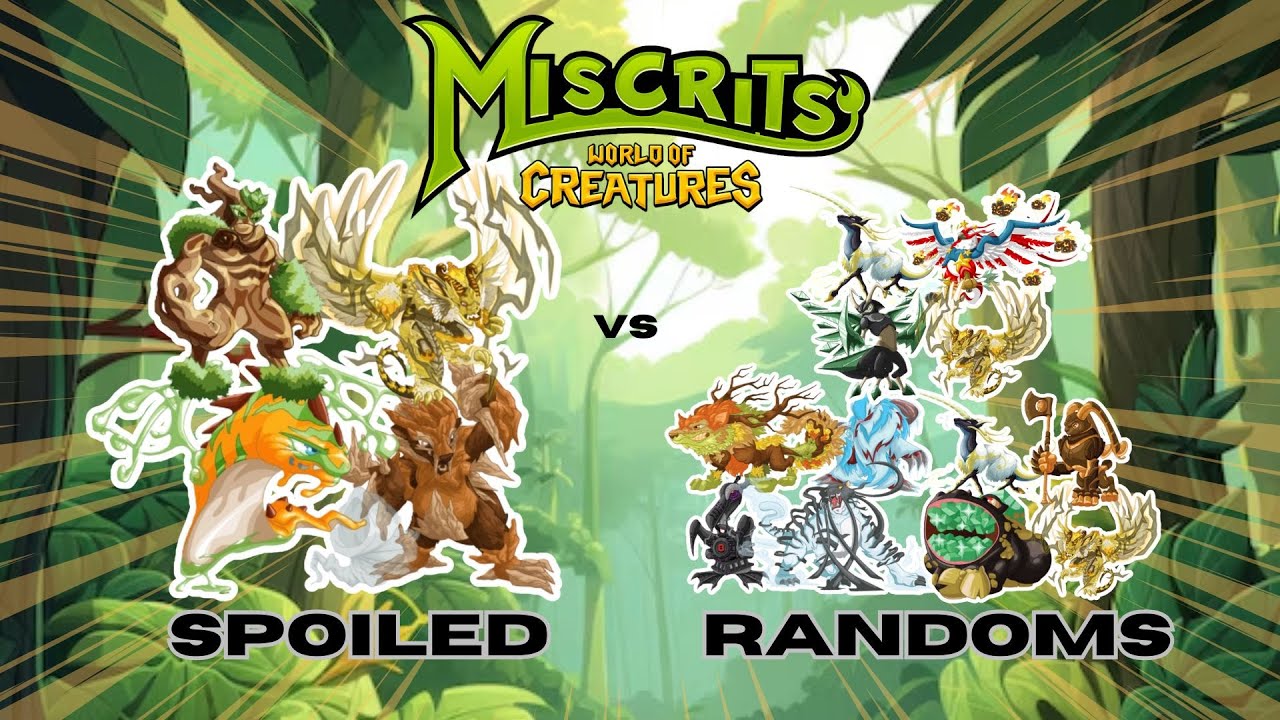MISCRITS WORLD OF CREATURES - PLATINUM ARENA: Spoiled VS RANDOMS