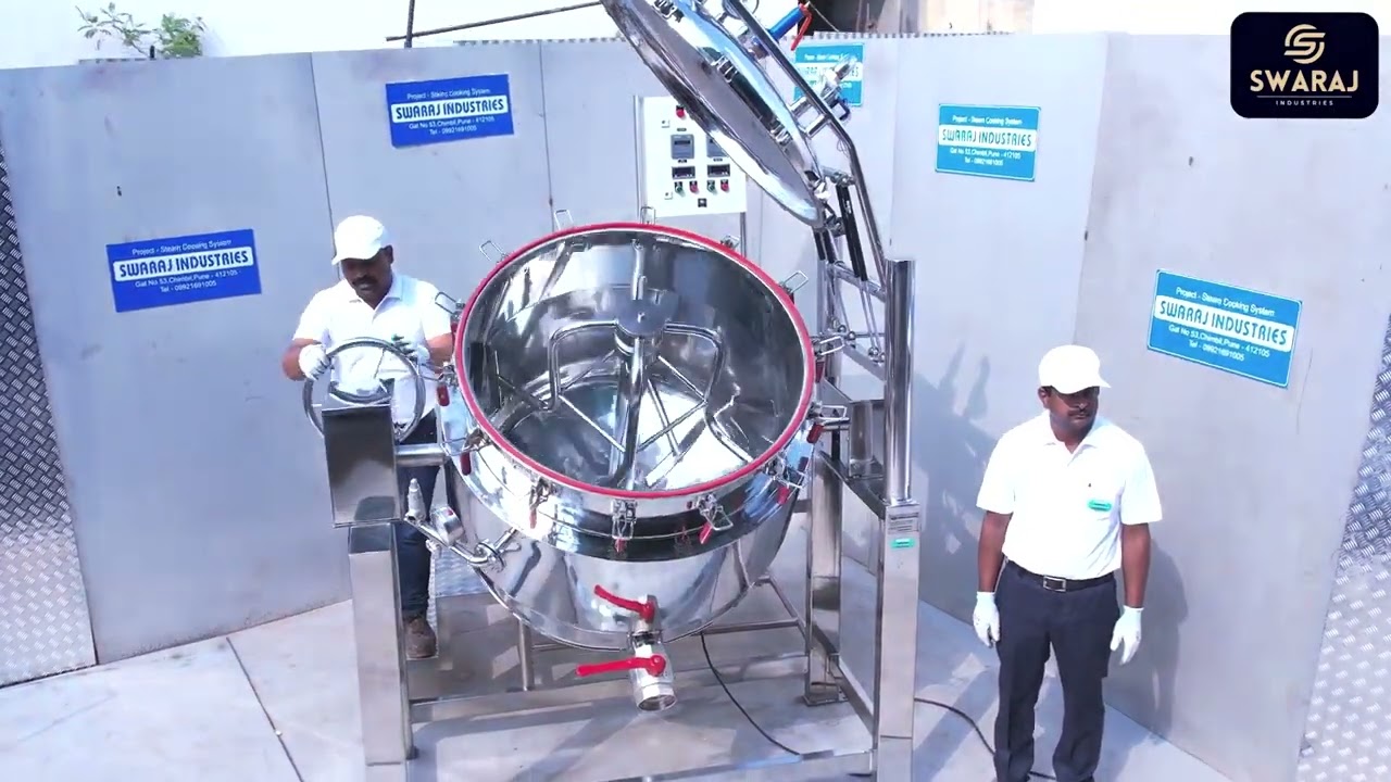 Industrial Pressure Cookers with Agitator   Swaraj Industries