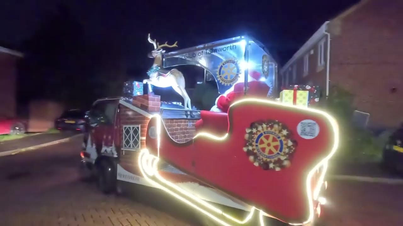 The Santa Sleigh is coming to town