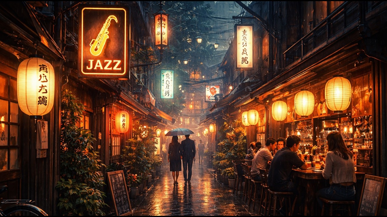 One Hour of Relaxing Jazz for Japanese Bar Night Moods |🍸First Flight Back to You🍷 LP No. 1