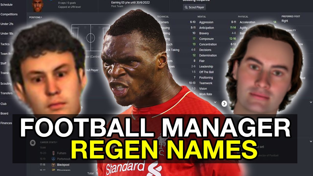 Football Manager: 15 Funny Regen Player Names!