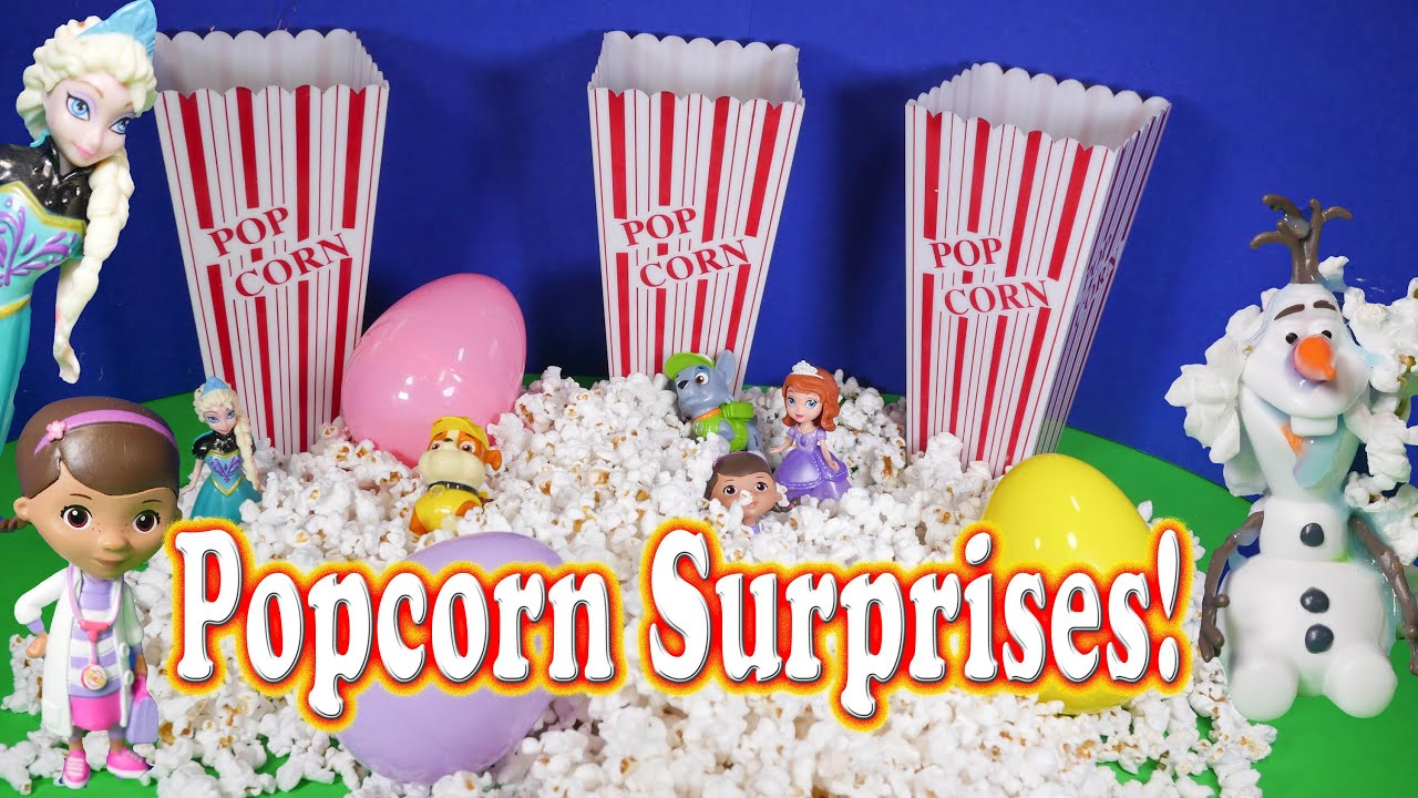 Opening Popcorn Surprise with Doc McStuffins