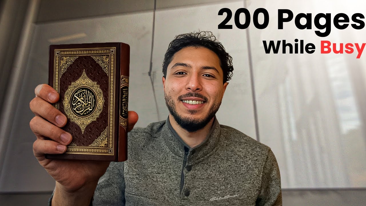 I Memorized 200+ Pages of Quran With School + Work (Exact System)