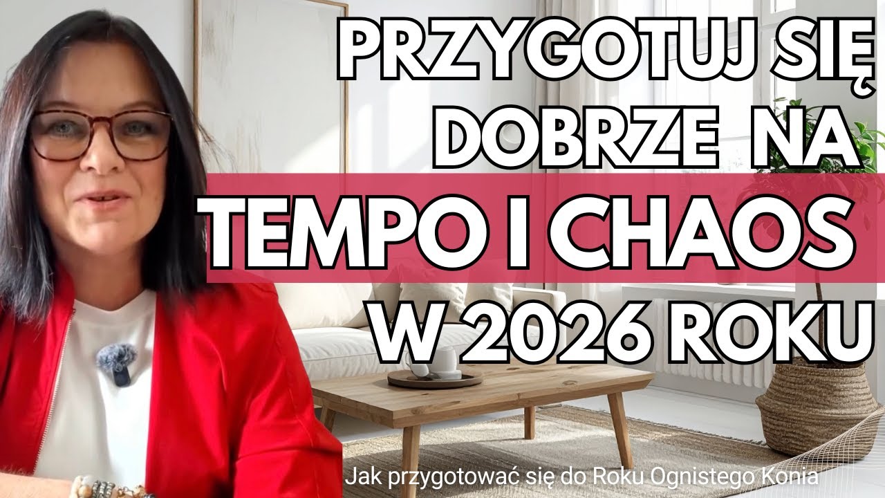 Przygotuj się na ROK TEMPA I CHAOSU w 2026! Feng shui w Roku Konia ma receptę @fengshuikobiet​