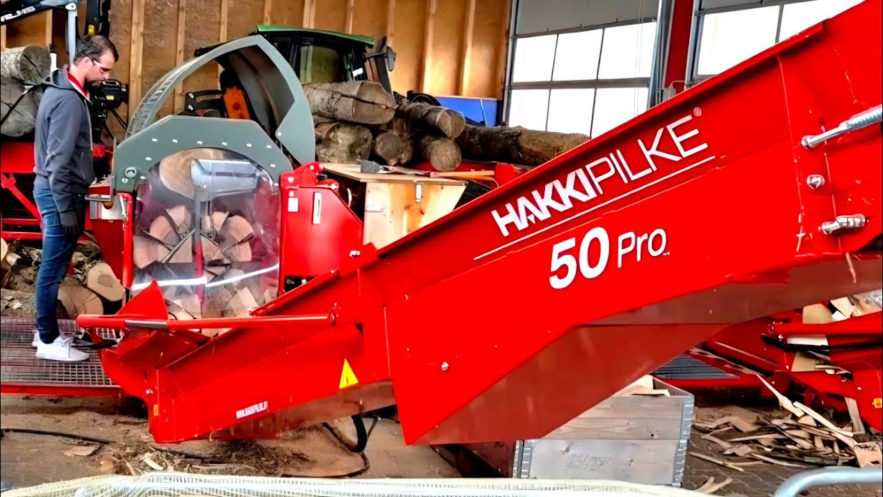 16-Way Knife Heck Yeah!!!  Hakki Pilke 50 Pro Firewood Processor