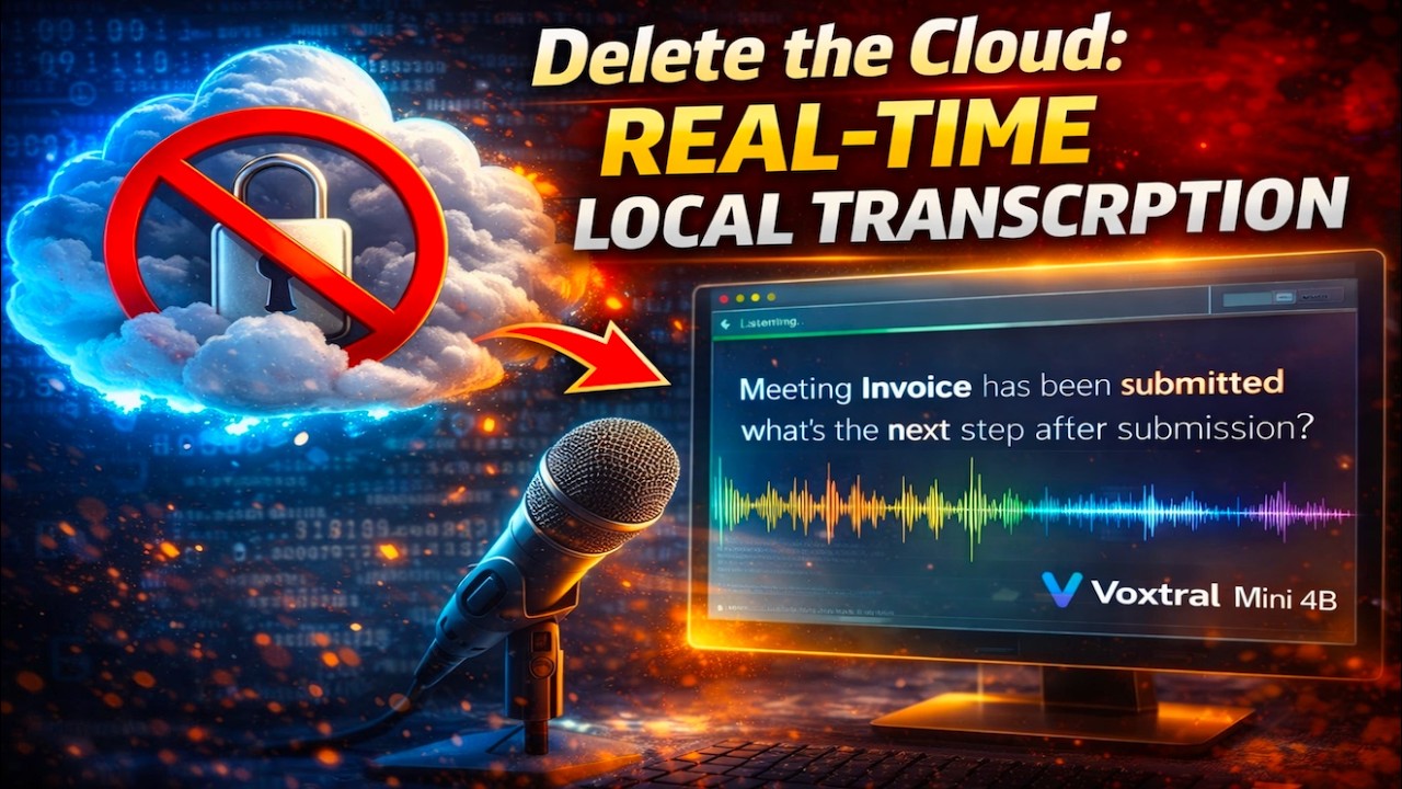 Delete the Cloud: Real-Time Local Transcription (Voxtral Mini 4B) 🎙️