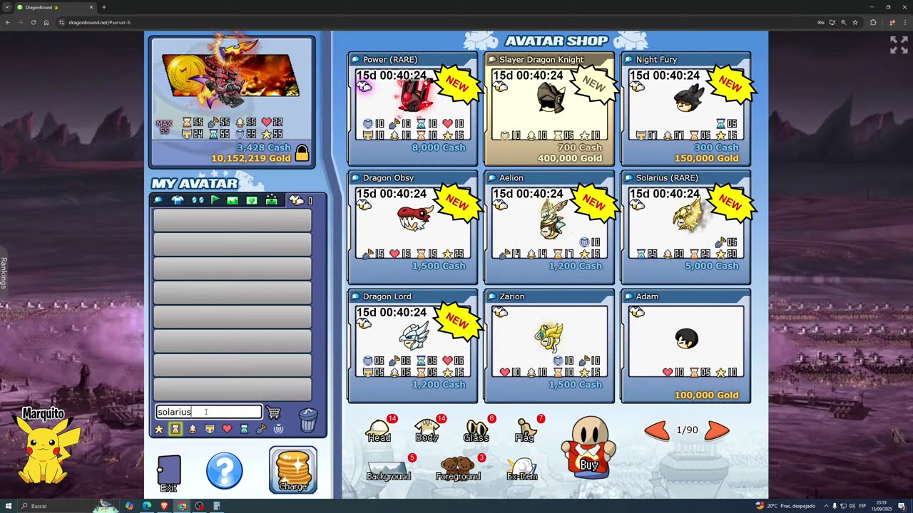 &iexcl;NO USES ESTOS SETS! &ndash; An&aacute;lisis completo de los nuevos avatares Dragonbound 2030 !!!