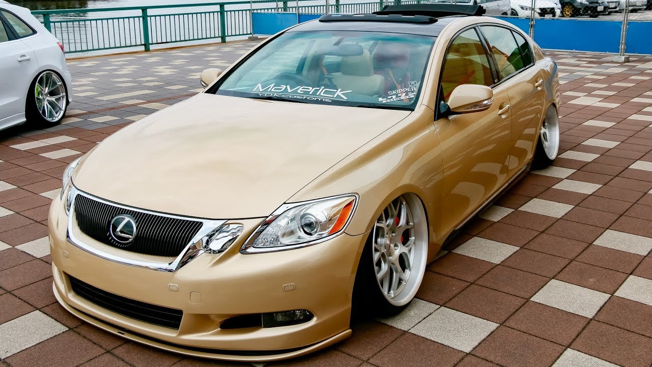(4K)LEXUS GS VIP STYLE modified レクサスGS VIPカー - LOWFEST 2018