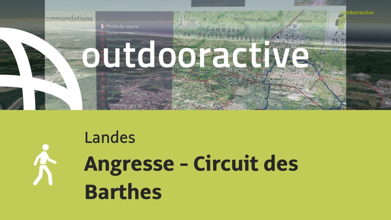 randonn&eacute;e dans les Landes: Angresse - Circuit des Barthes