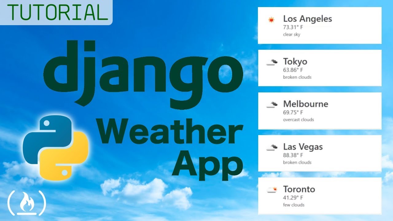 Weather App - Django Tutorial (Using Python Requests)