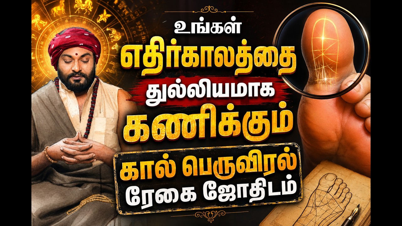 உங்கள் எதிர்காலத்தை துல்லியமாக கணிக்கும் கால் பெருவிரல் ரேகை ஜோதிடம்!