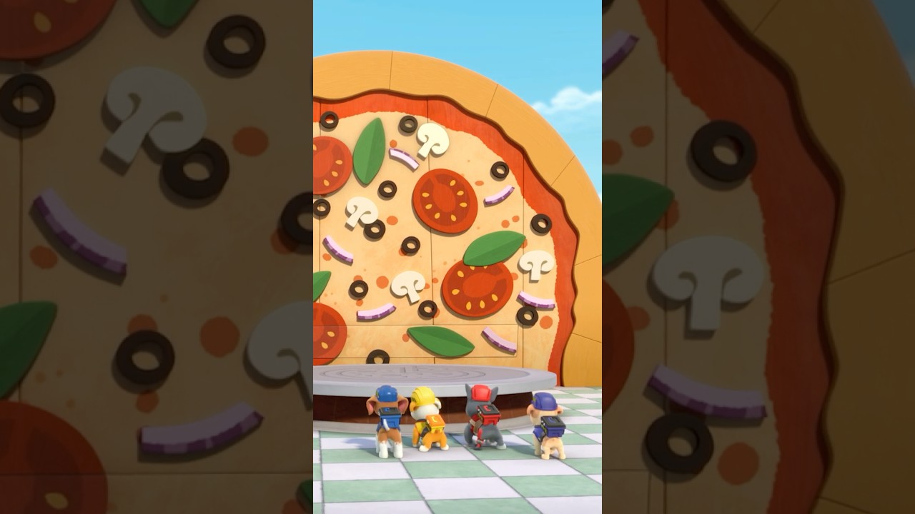 Rubble bounces & builds a pizza parlor 🍕 #RubbleAndCrew