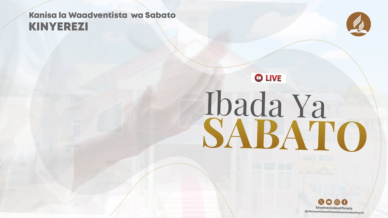 🔴LIVE : IBADA YA SABATO || 10/01/2026
