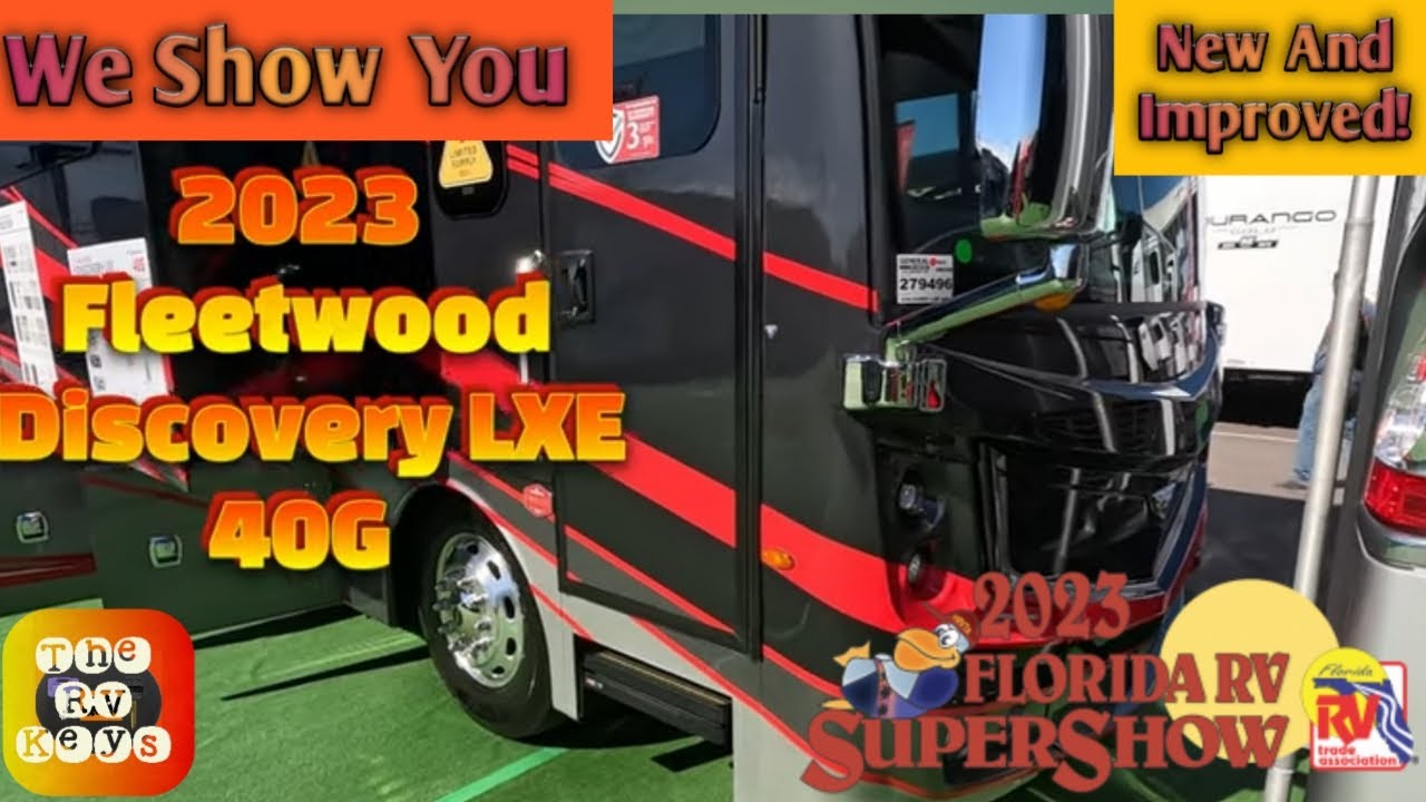 💯Great Floorplan & Color 2 Die 4! 2023 Fleetwood Discovery LXE 40G @2023 FRVTA Florida RV Supershow