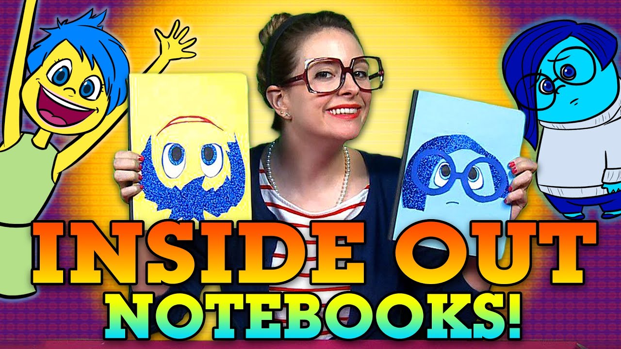 Back to School Crafts: Inside Out, Teenage Mutant Ninja Turtles & My Little Pony Notebooks