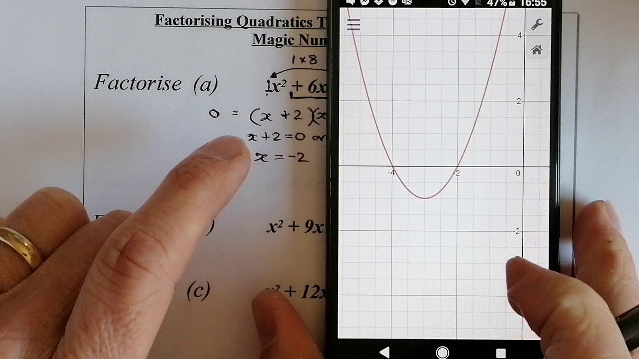 Factorising Basic Quadratics Trinomials Unitary x^2 coefficient