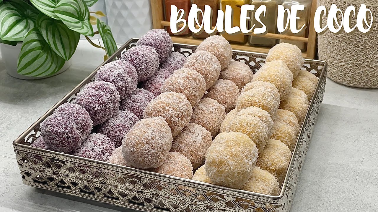 ✨🎉 BOULES DE COCO 3 SAVEURS DIFFÉRENTES 🎉✨