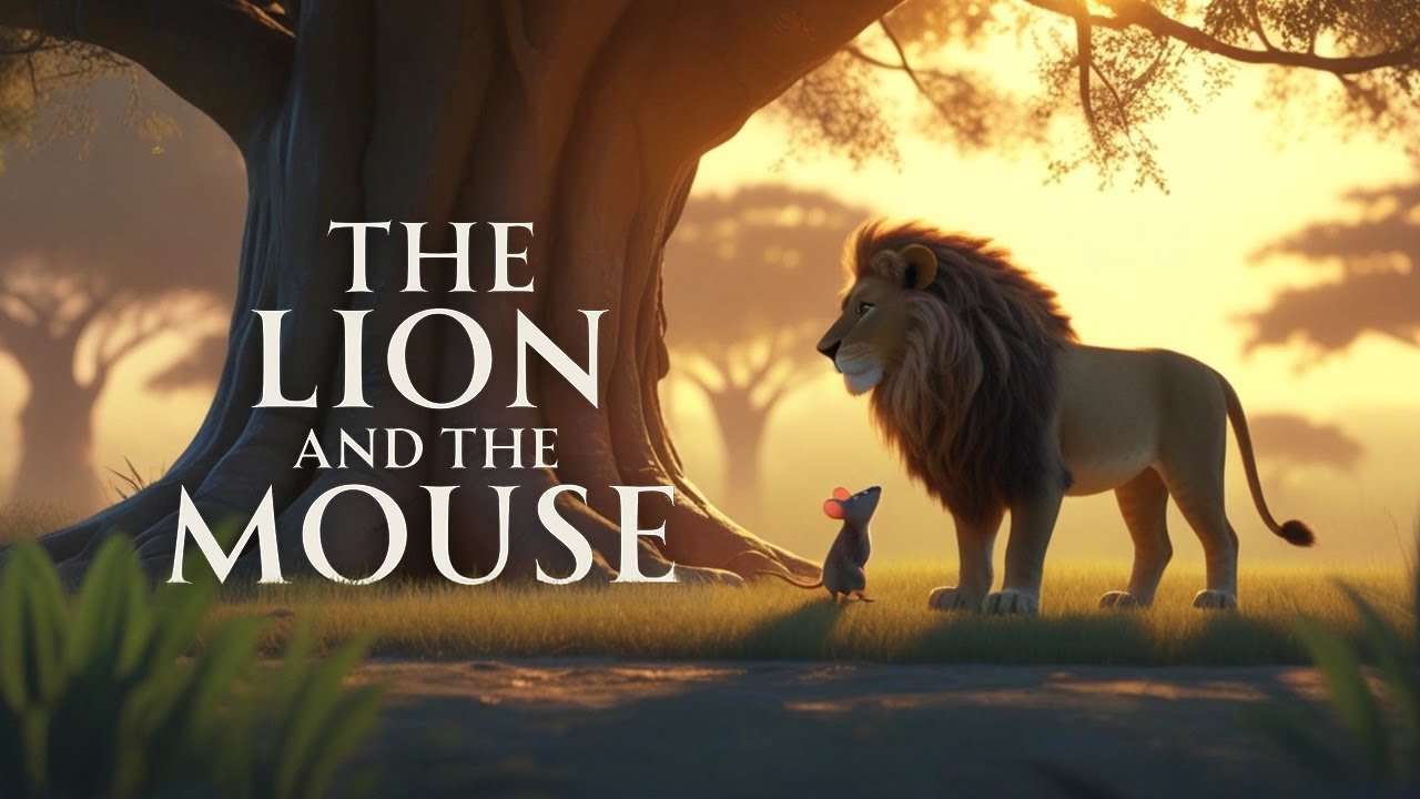 The Lion And The Mouse - Stories for kids | Bedtime stories | Life lessons