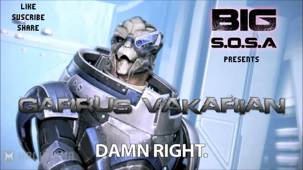 BIG S.O.S.A - Damn Right Garrus [parody beat] [Unofficial]