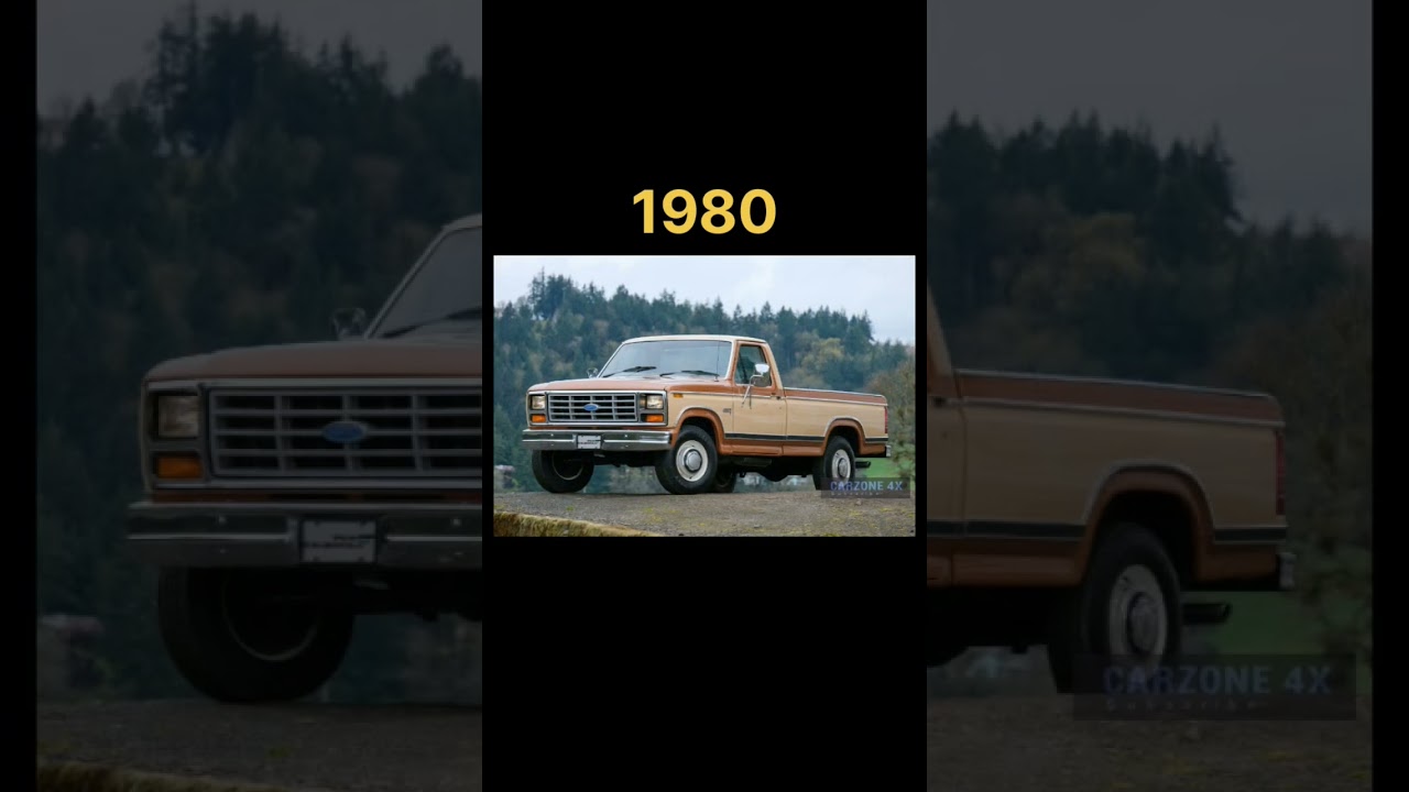 Evolution of ford F-Series(1948-2021) #carevolution #ford #fseries
