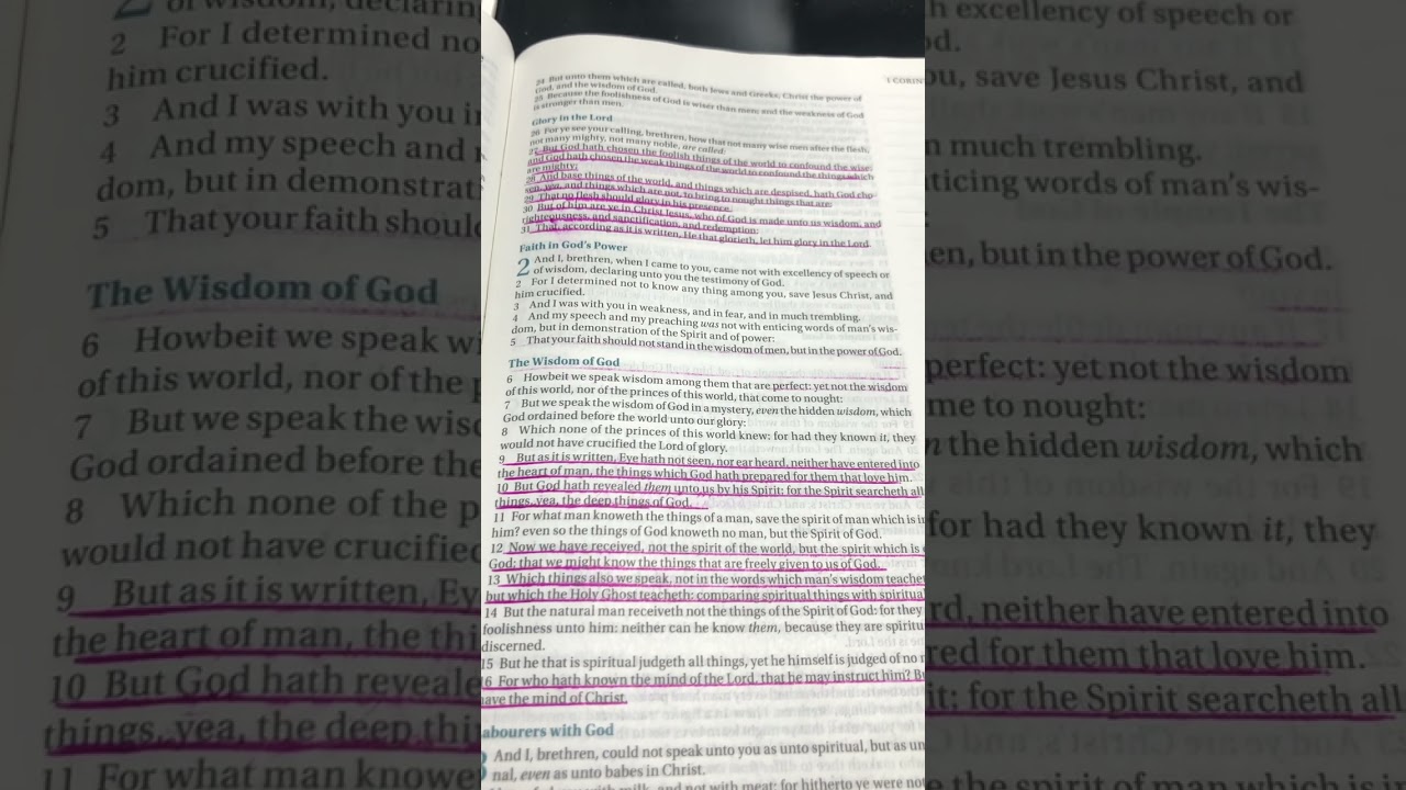 1 Corinthians 2 - A Table for Two Series!