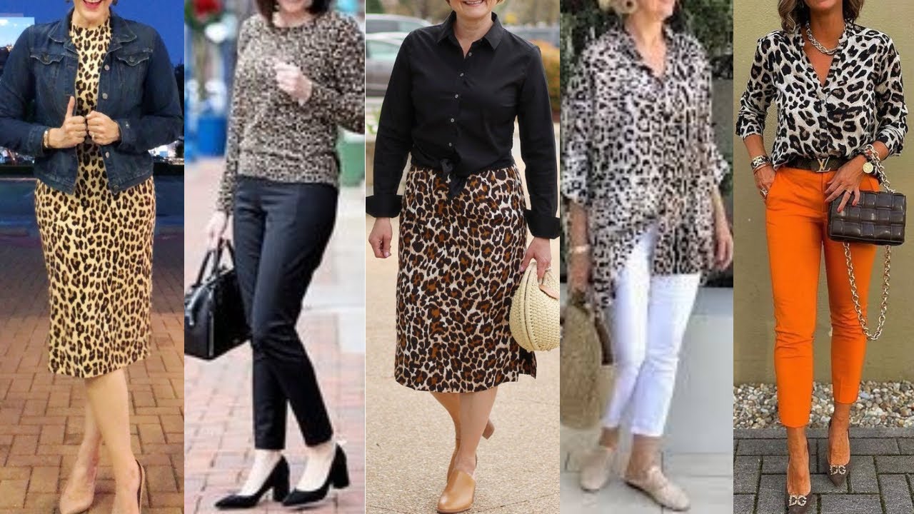 LLEVA el ESTAMPADO ANIMAL PRINT con ESTILO y ELEGANCIA a los 50 60 70 AÑOS COMO LLEVAR ANIMAL PRINT
