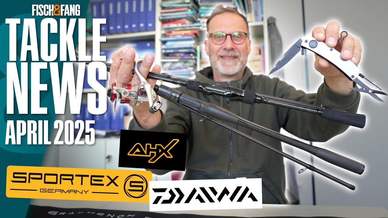 Neues Angelgerät von Sportex, Daiwa und ein AHX-Anglermesser! Tackle News April 2025! 🆕