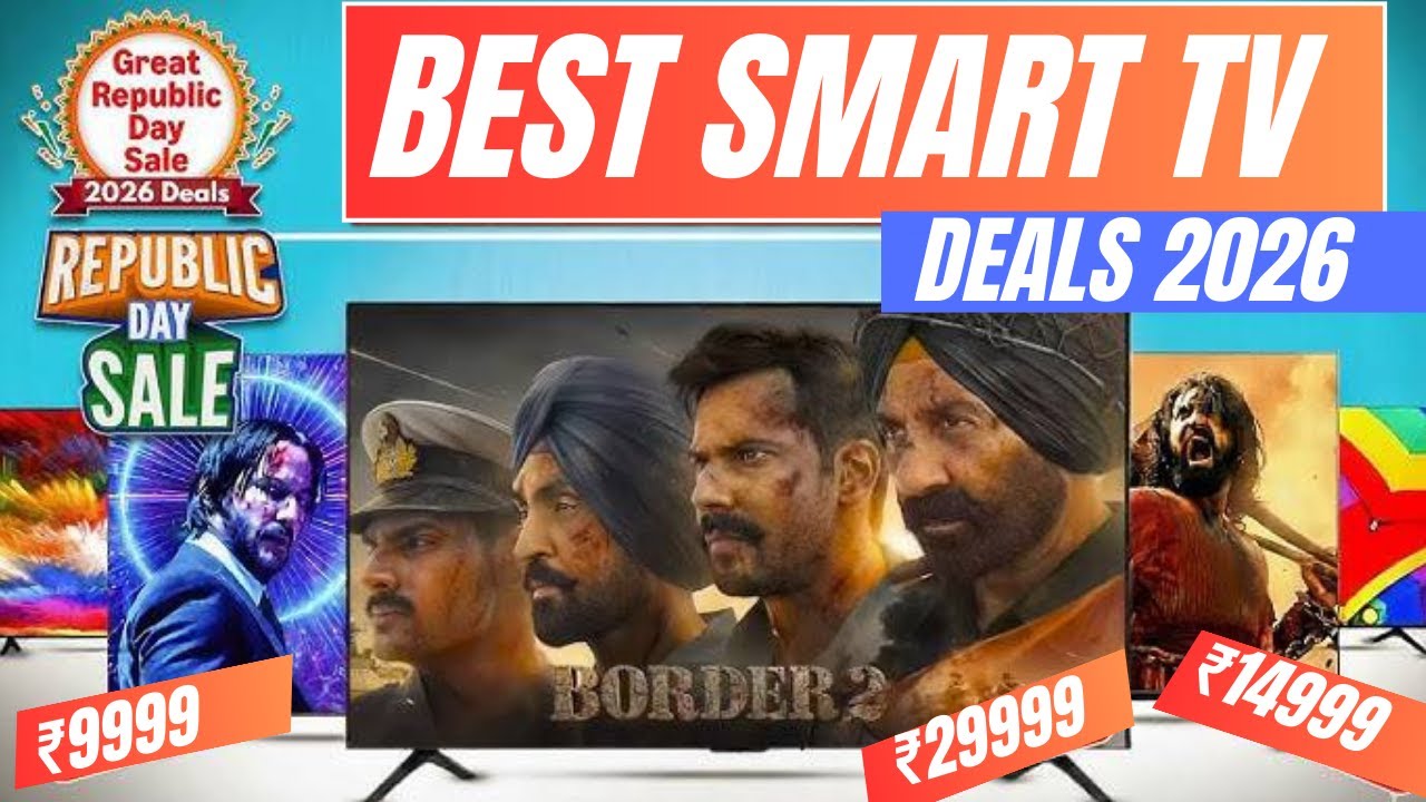Best Deals On HD, FHD & 4k Smart TV's With Huge Discounts On Amazon Republic Day Sale 2026🇨🇮