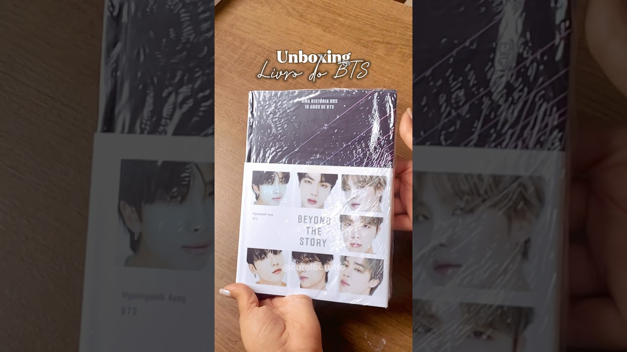 unboxing do livro do BTS | Beyong the story 💜 #bts #unboxing #kpop #btsarmy #armybr