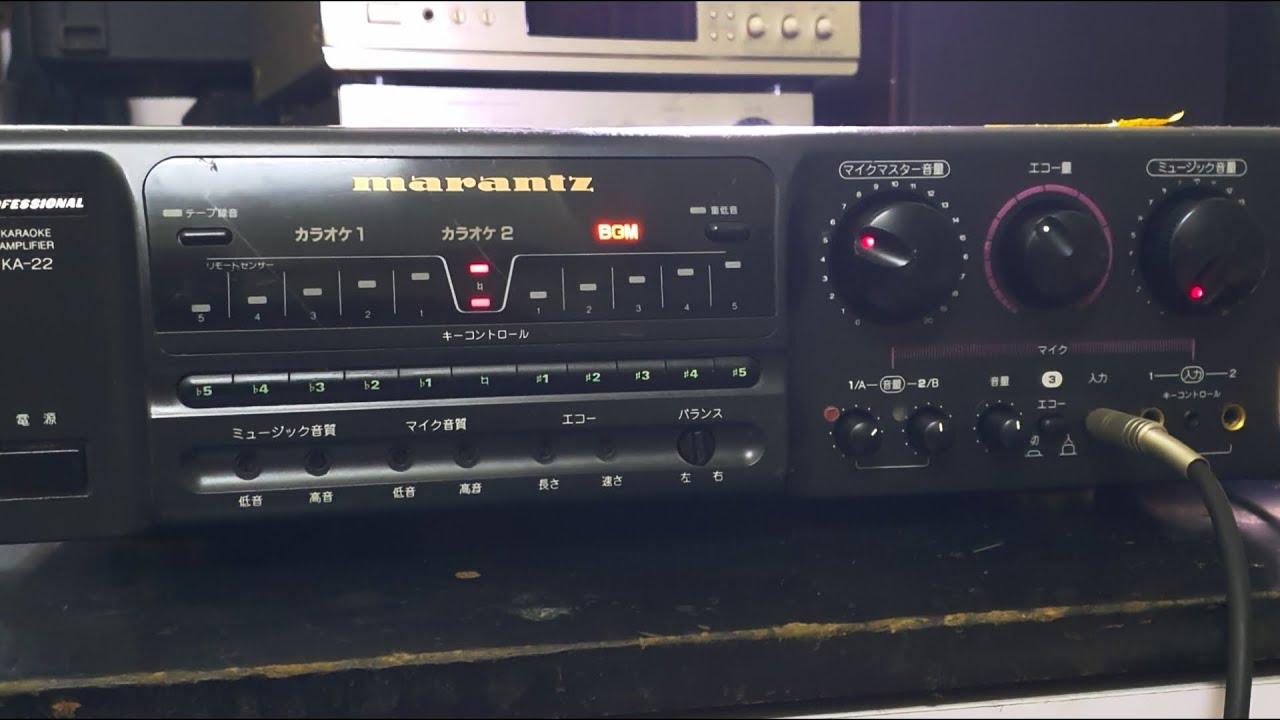 (Đã bán)2.2tr. Đt.0855998893 amply Marantz karaoke. Ka-22. . Mời cb xem hết video.